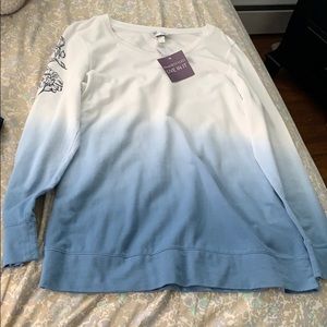 Ombré long sleeve shirt- Christopher & Banks